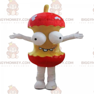 BIGGYMONKEY™ maskottiasu Giant Apple Core Googly Eyesilla -