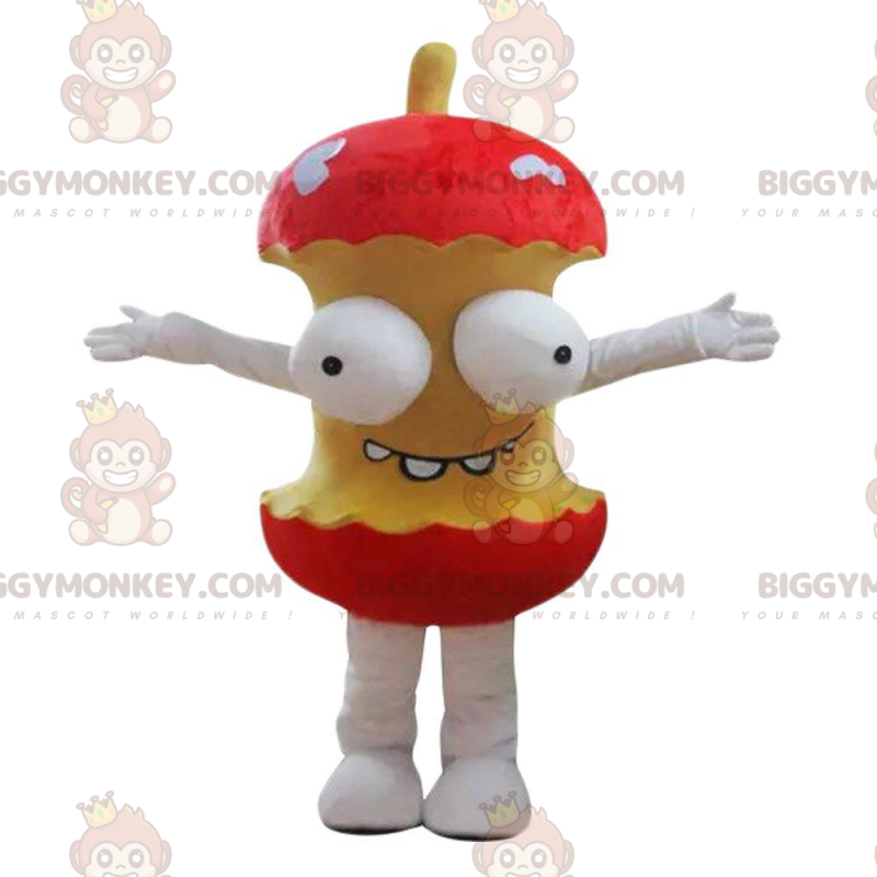 BIGGYMONKEY™ Costume da mascotte Torsolo di mela gigante con