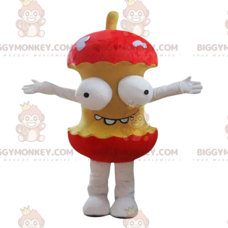 BIGGYMONKEY™ Μασκότ Κοστούμι Γίγαντας Πυρήνας Μήλου με Googly