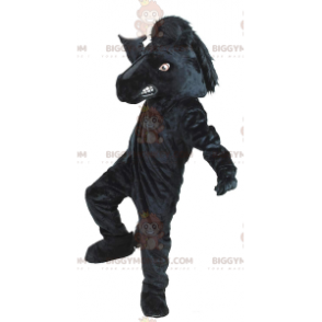 Costume da mascotte Giant Black Horse BIGGYMONKEY™, Costume da