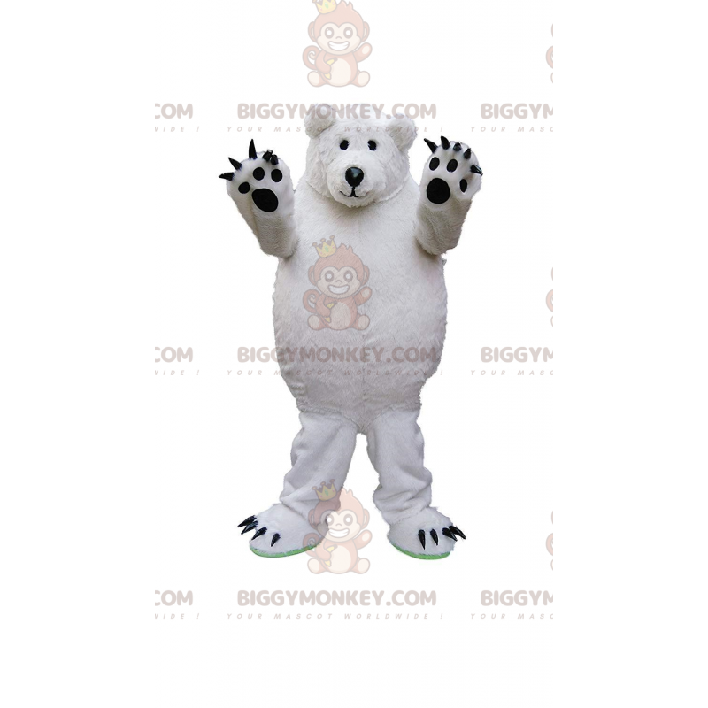 Disfraz de mascota de oso de peluche blanco BIGGYMONKEY™