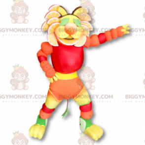 Costume da mascotte fruttato multicolore BIGGYMONKEY™ -