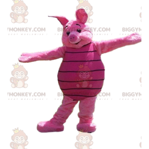 BIGGYMONKEY™ maskotdräkt av Piglet, den berömda rosa grisen i