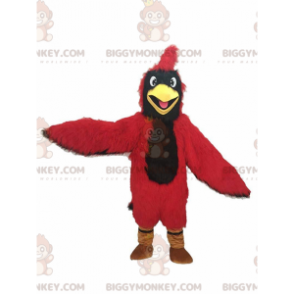 Red cardinal BIGGYMONKEY™ mascot costume, giant bird costume –