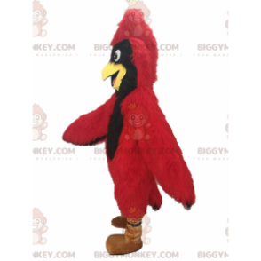 Red cardinal BIGGYMONKEY™ mascot costume, giant bird costume -