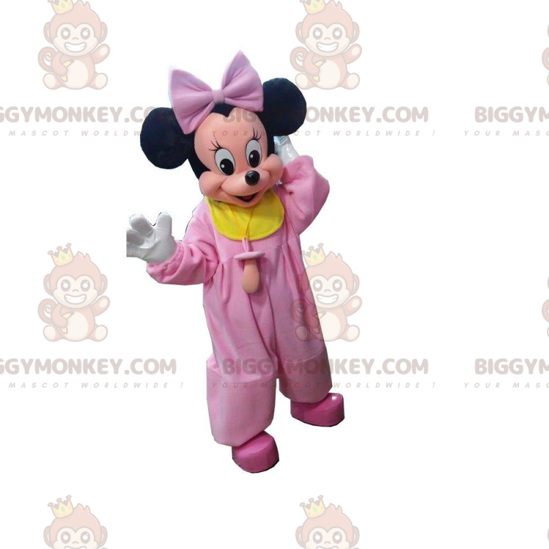 Baby Minnie Mouse BIGGYMONKEY™ maskotdräkt, känd Disney-mus -
