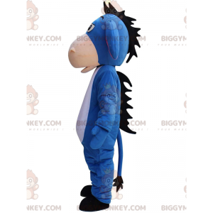 BIGGYMONKEY™ costume mascotte di Eeyore, famoso asino blu di