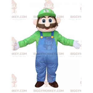 BIGGYMONKEY™ costume mascotte di Luigi, il famoso idraulico