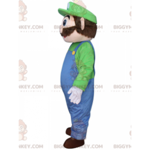 Kostium maskotki BIGGYMONKEY™ Luigiego, słynnego hydraulika