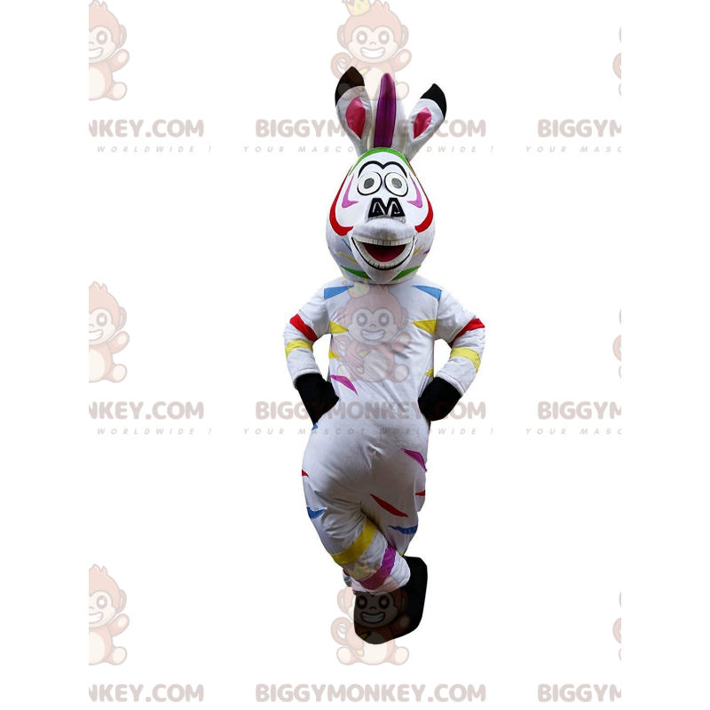 BIGGYMONKEY™ Mascot Costume of Marty the Famous Cartoon Zebra -