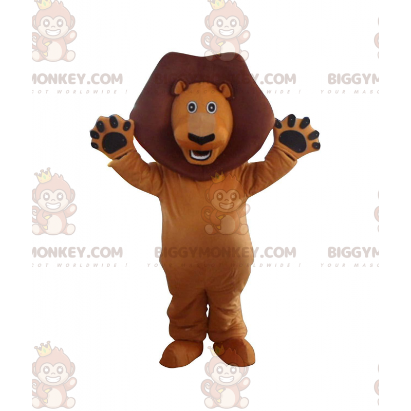 BIGGYMONKEY™ mascot costume of Alex, the famous lion from the