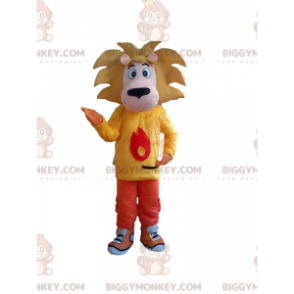 Costume de mascotte BIGGYMONKEY™ de petit lion, de lionceau