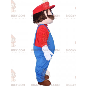 BIGGYMONKEY™ costume mascotte di Mario, il famoso idraulico dei