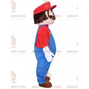 Costume de mascotte BIGGYMONKEY™ de Mario, le plombier de jeu