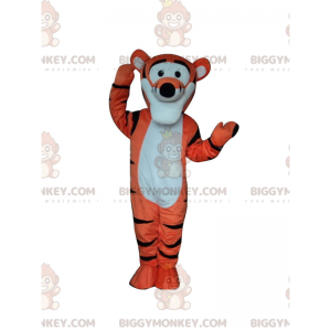 BIGGYMONKEY™ maskotkostume af Tigger, berømt orange tiger i