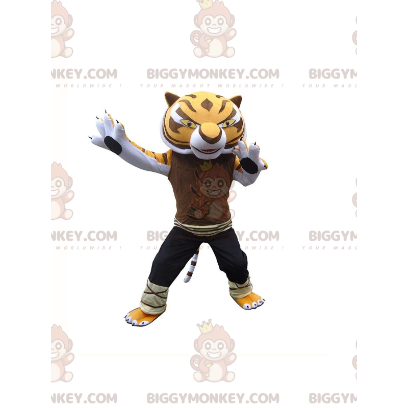 Costume da mascotte Master Tigress BIGGYMONKEY™, famosa tigre