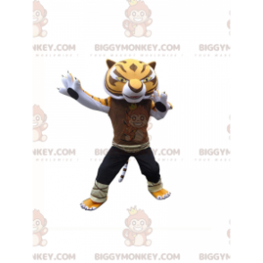 Costume de mascotte BIGGYMONKEY™ de Maitre Tigresse, tigre dans