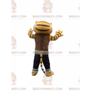 Costume da mascotte Master Tigress BIGGYMONKEY™, famosa tigre