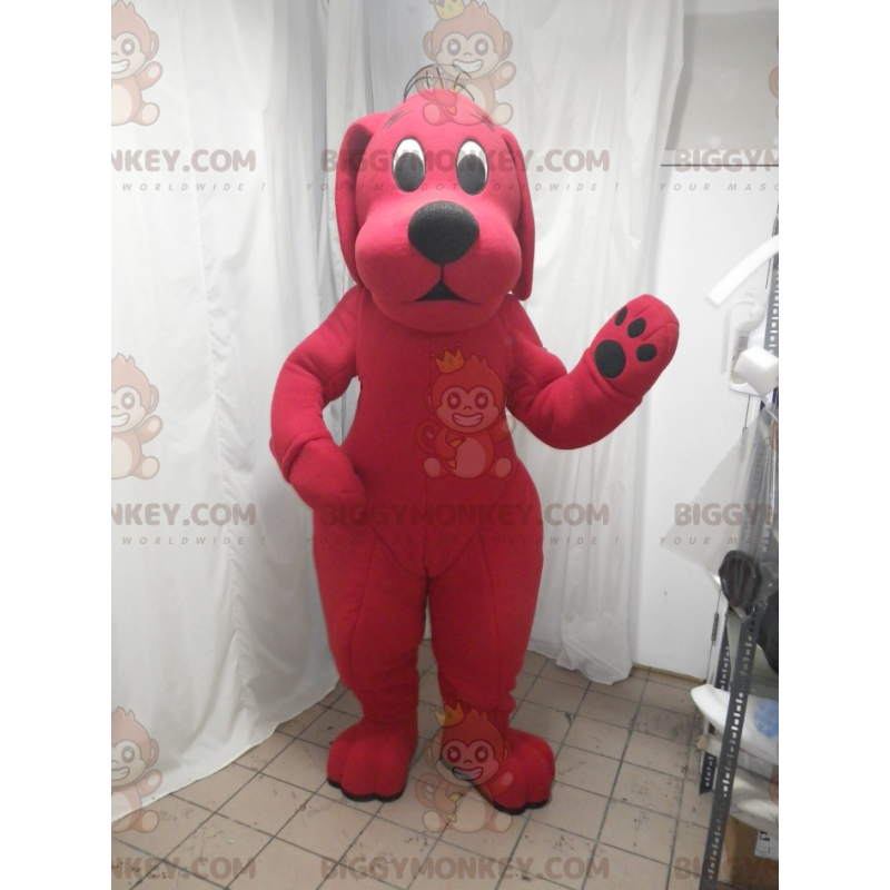 Animowany kostium maskotki BIGGYMONKEY™ – duży czerwony pies