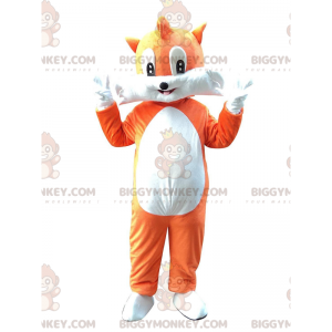 Heel schattig en onderhoudend oranje en witte vos BIGGYMONKEY™