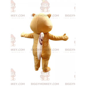 Costume de mascotte BIGGYMONKEY™ de raton laveur jaune, costume