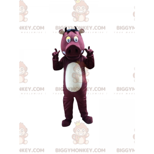 BIGGYMONKEY™ mascottekostuum zwijn, wrattenzwijn, wild varken