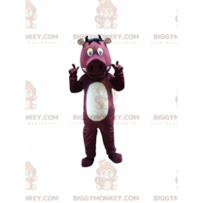 BIGGYMONKEY™ Maskottchen Kostüm Wildschwein, Warzenschwein