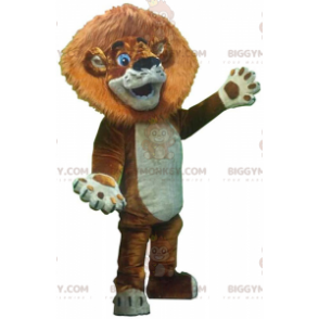 Costume de mascotte BIGGYMONKEY™ de lionceau avec une grande