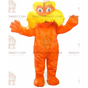 Disfraz de mascota BIGGYMONKEY™ de Lorax, la famosa criatura