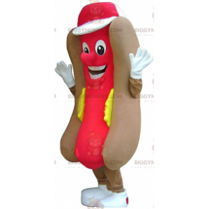 Costume de mascotte BIGGYMONKEY™ de hot-dog géant, costume de