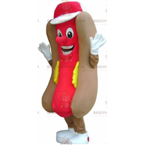 Kostium maskotki gigantycznego hot doga BIGGYMONKEY™, kostium