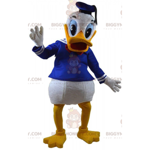 Traje de mascote BIGGYMONKEY™ do Pato Donald, o famoso pato de