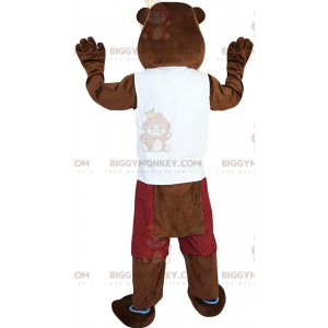 Disfraz de mascota BIGGYMONKEY™ disfraz de castor marrón