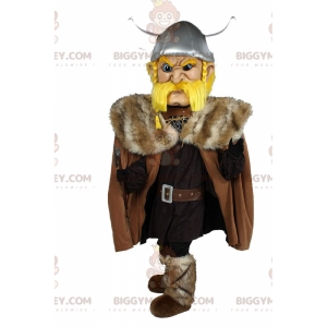 Disfraz de mascota BIGGYMONKEY™ Rubio vikingo, luchador