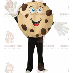 Kostým maskota obří sušenky BIGGYMONKEY™, kostým kulatého a