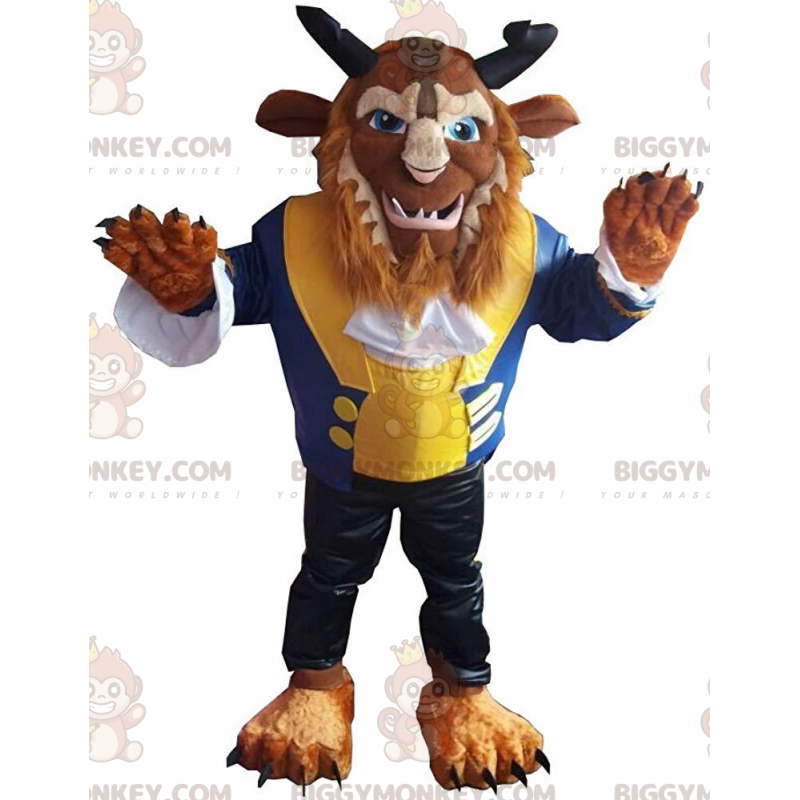 BIGGYMONKEY™ costume mascotte della Bestia, dal cartone animato