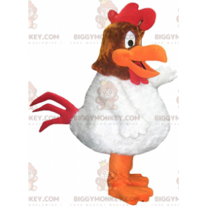 BIGGYMONKEY™ costume mascotte di Charlie il Gallo, famoso