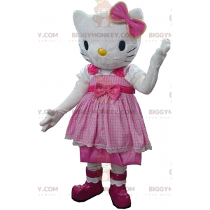 BIGGYMONKEY™ costume mascotte di Hello Kitty, famoso gatto