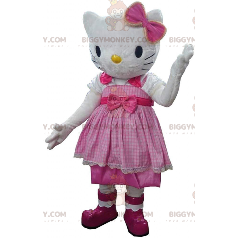 BIGGYMONKEY™ mascottekostuum van Hello Kitty, beroemde Japanse