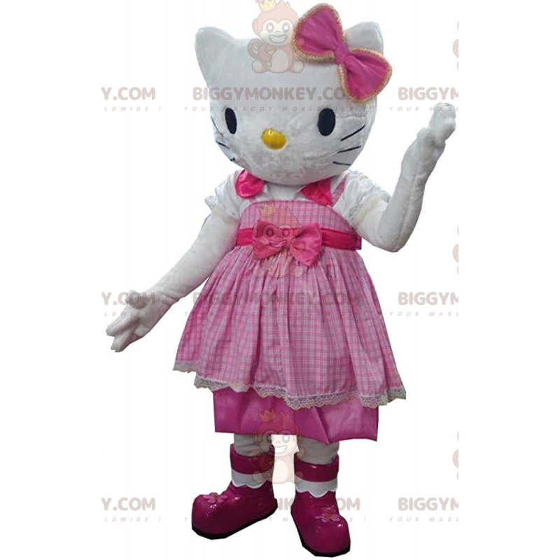 BIGGYMONKEY™ maskotdräkt från Hello Kitty, känd japansk katt