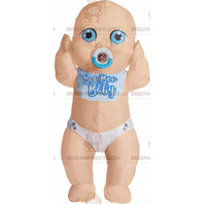 Uppblåsbar baby BIGGYMONKEY™ maskotdräkt, jätteuppblåsbar