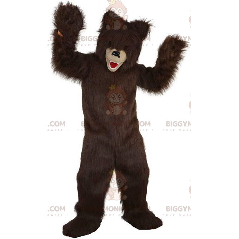 BIGGYMONKEY™ Costume da mascotte orso di peluche Formato L (175-180 CM)