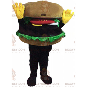 Kæmpe burger BIGGYMONKEY™ maskotkostume, burgerkostume