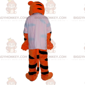 Orange and Black Tiger BIGGYMONKEY™ Mascot Costume with Sports