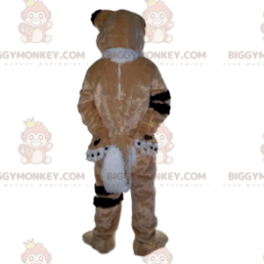 BIGGYMONKEY™ Costume mascotte cane tricolore, costume cane