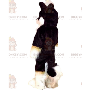 Traje de mascote de cachorro husky tricolor BIGGYMONKEY™