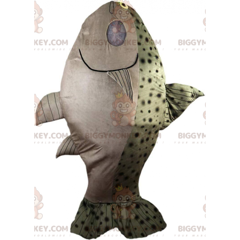 Costume de mascotte BIGGYMONKEY™ de saumon géant, costume de
