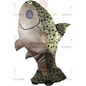 Costume da mascotte BIGGYMONKEY™ salmone gigante, costume da