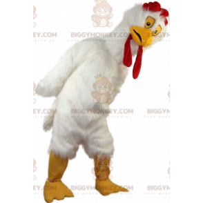 BIGGYMONKEY™ costume mascotte gallina bianca gigante, costume