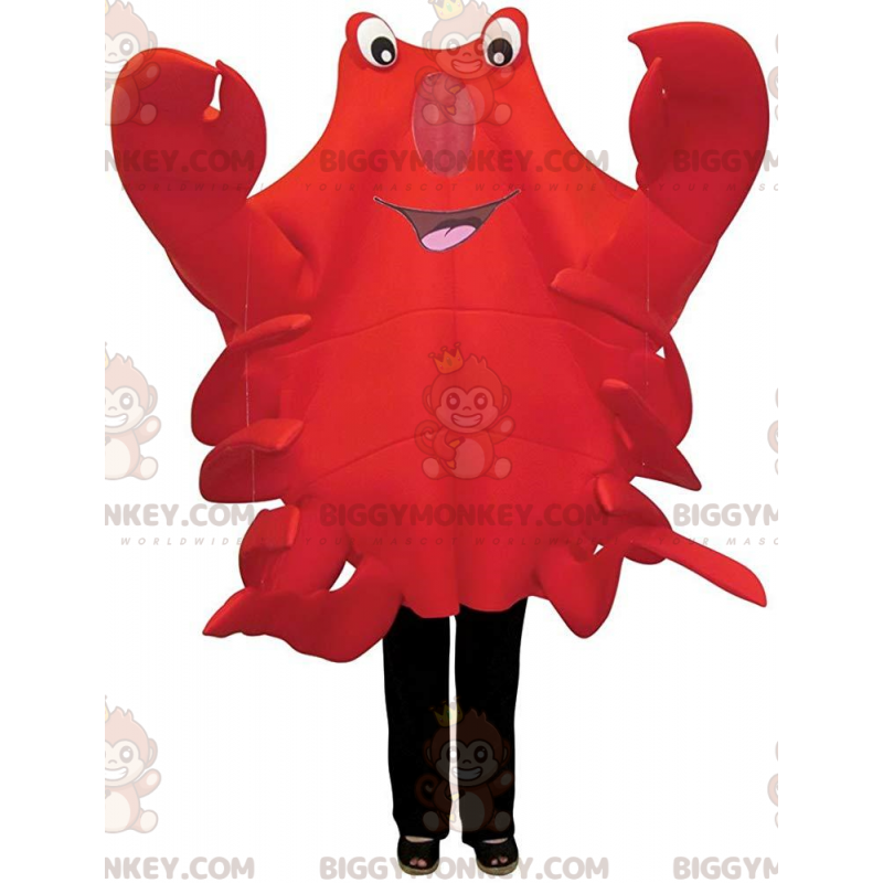 Costume de mascotte BIGGYMONKEY™ de crabe rouge très original